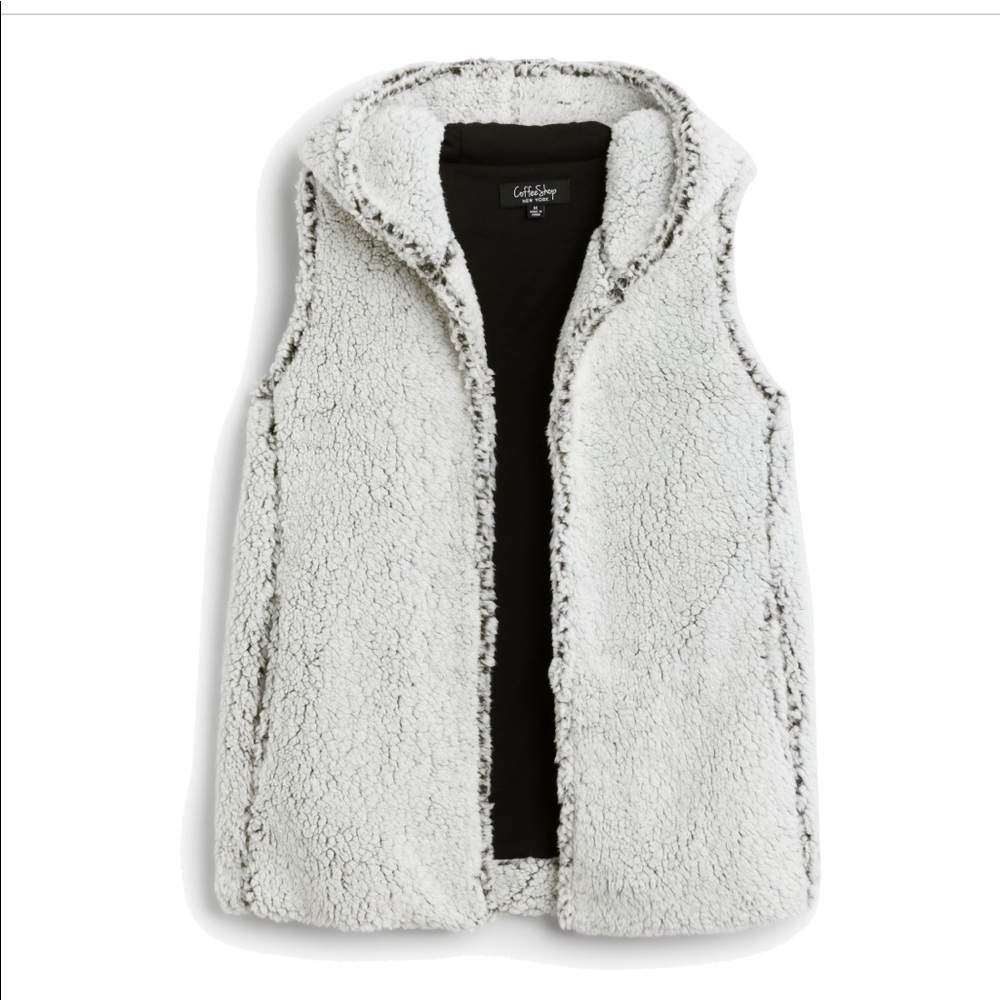 Coffeeshop Leonie Wubby Hooded Vest NWT